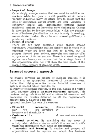 MARK 452 - Appendix A - Internal Analysis - APPENDIX A INTERNAL ...