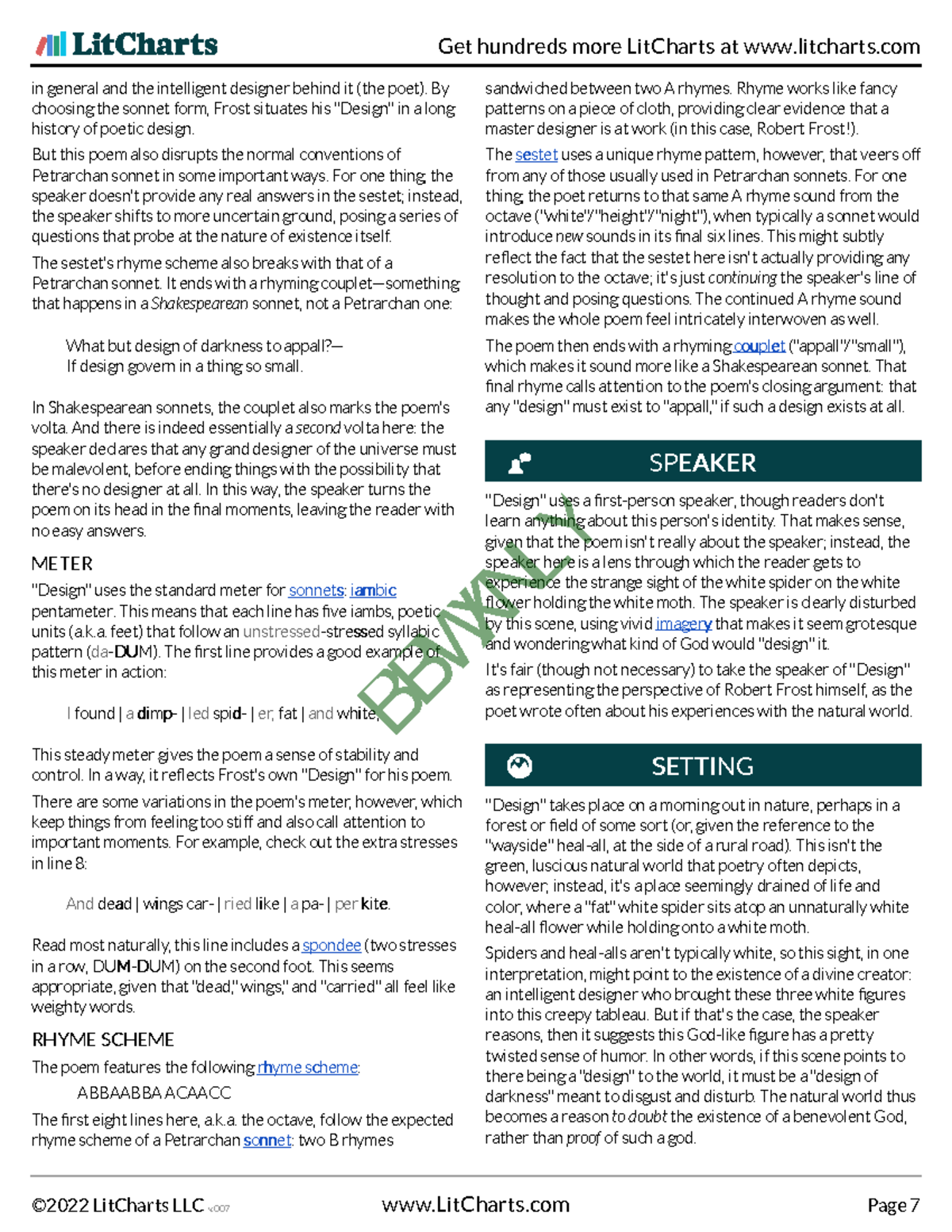 Lit Charts-design 7 - 全面学习资源！获取《The Outsiders UNIT BUNDLE》 描述： 由“Stacey ...