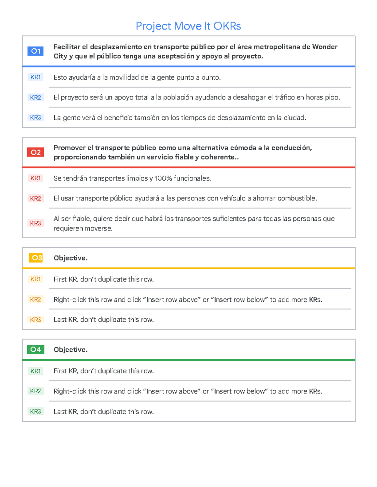 Activity Template Project Move It OKRs - Project Move It OKRs O ...