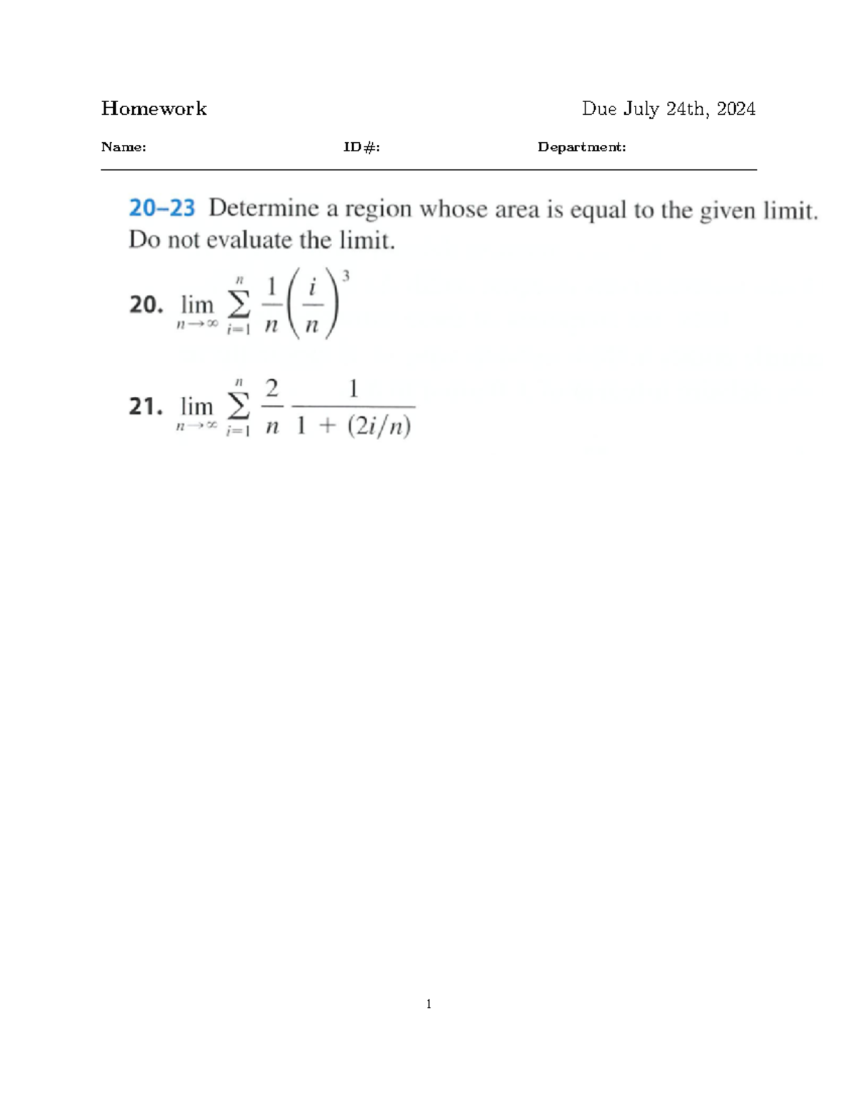 Calc2-HW-template - Homework - Advanced Calculus - Homework Due July ...
