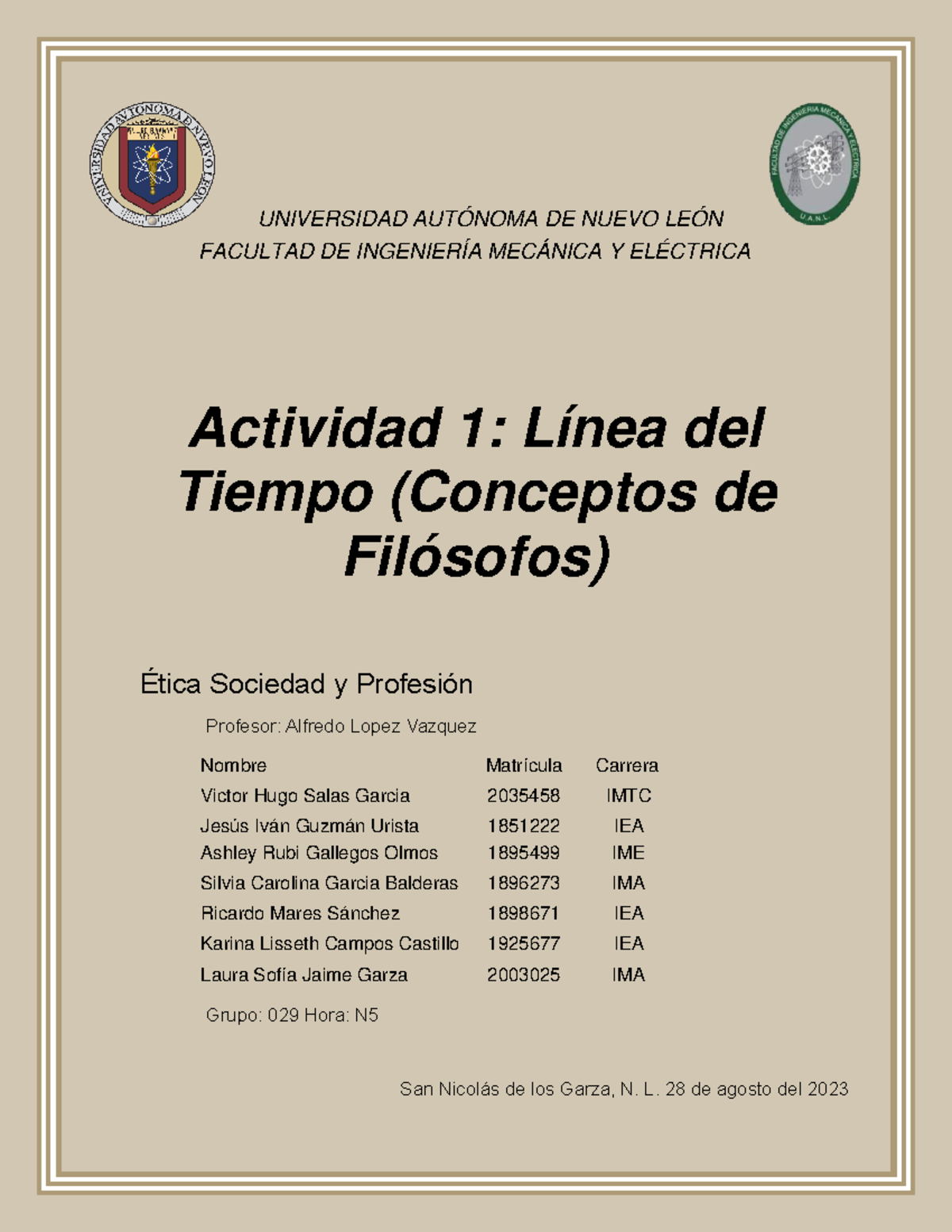 Actividad Fundamental 1 - UNIVERSIDAD AUTÓNOMA DE NUEVO LEÓN FACULTAD ...