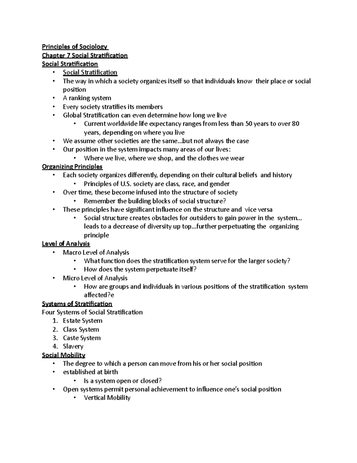 Principles Of Sociology Chapter 7 - . Not Always The Case - Our ...