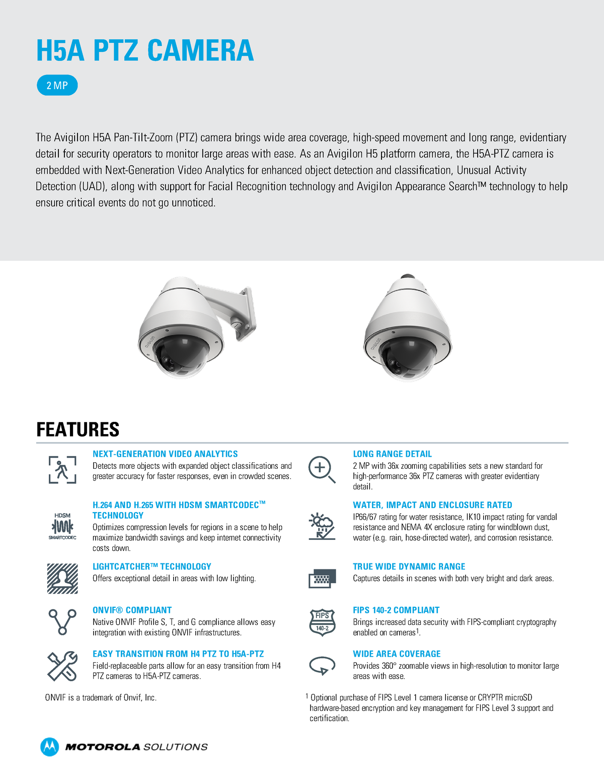 Avigilon h5a ptz 2mp camera datasheet en rev4 - H5A PTZ CAMERA 2 MP The ...