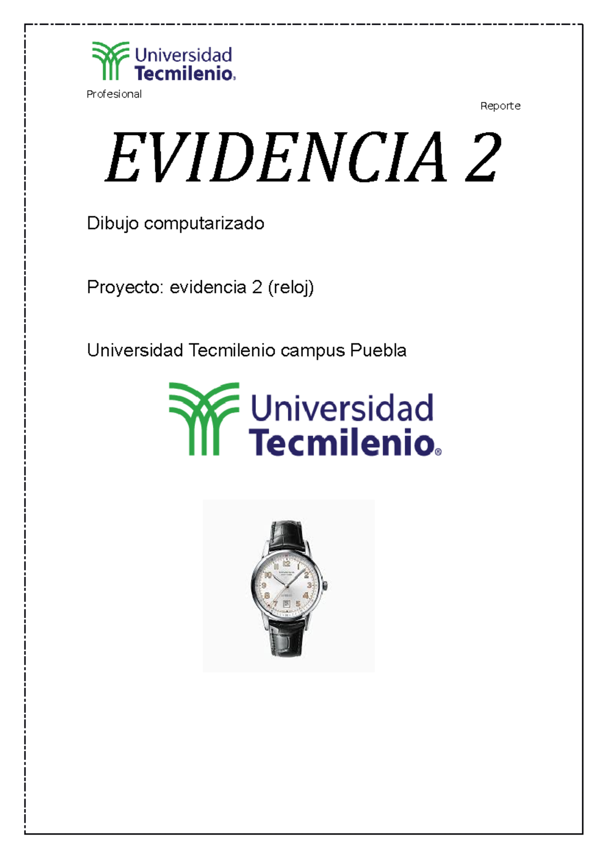 Evidencia 2 dibujo computarizado - Reporte EVIDENCIA 2 Dibujo ...
