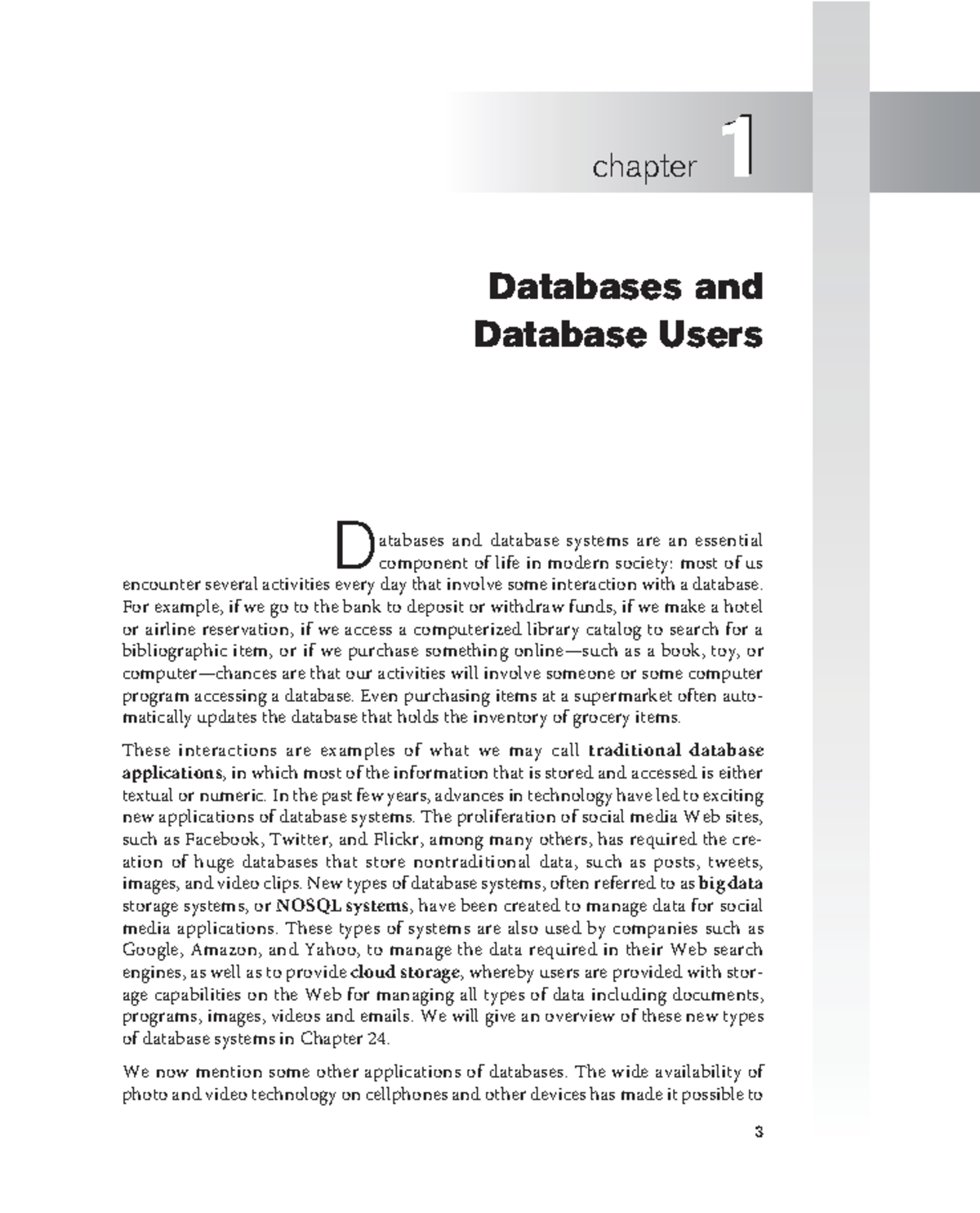 Chapter 01 Databases And Database Users - Chapter 1 Databases And ...