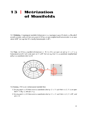 Lecture Notes, Lecture 4 - 4 Basis, Subbasis, Subspace Our Main Goal In ...