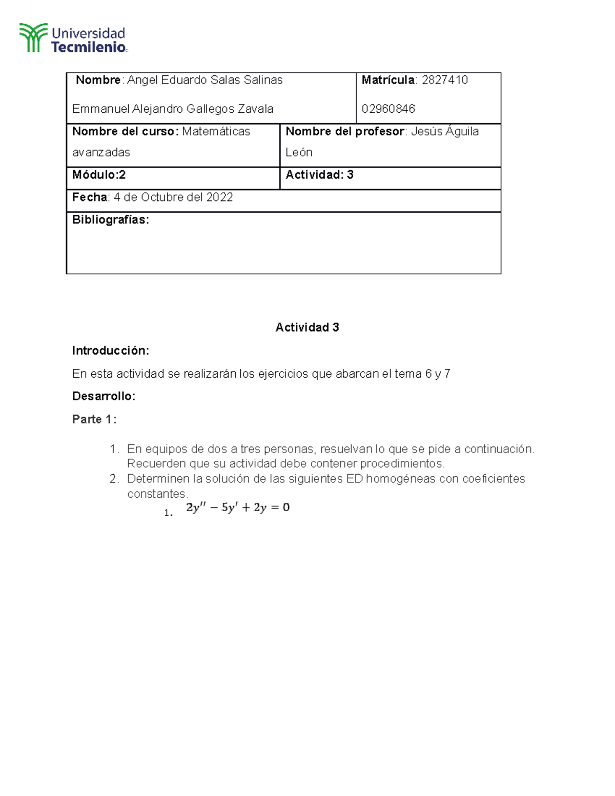 Act 3 Mate Av - ejercicio 3 de la plataforma - Nombre: Angel Eduardo ...