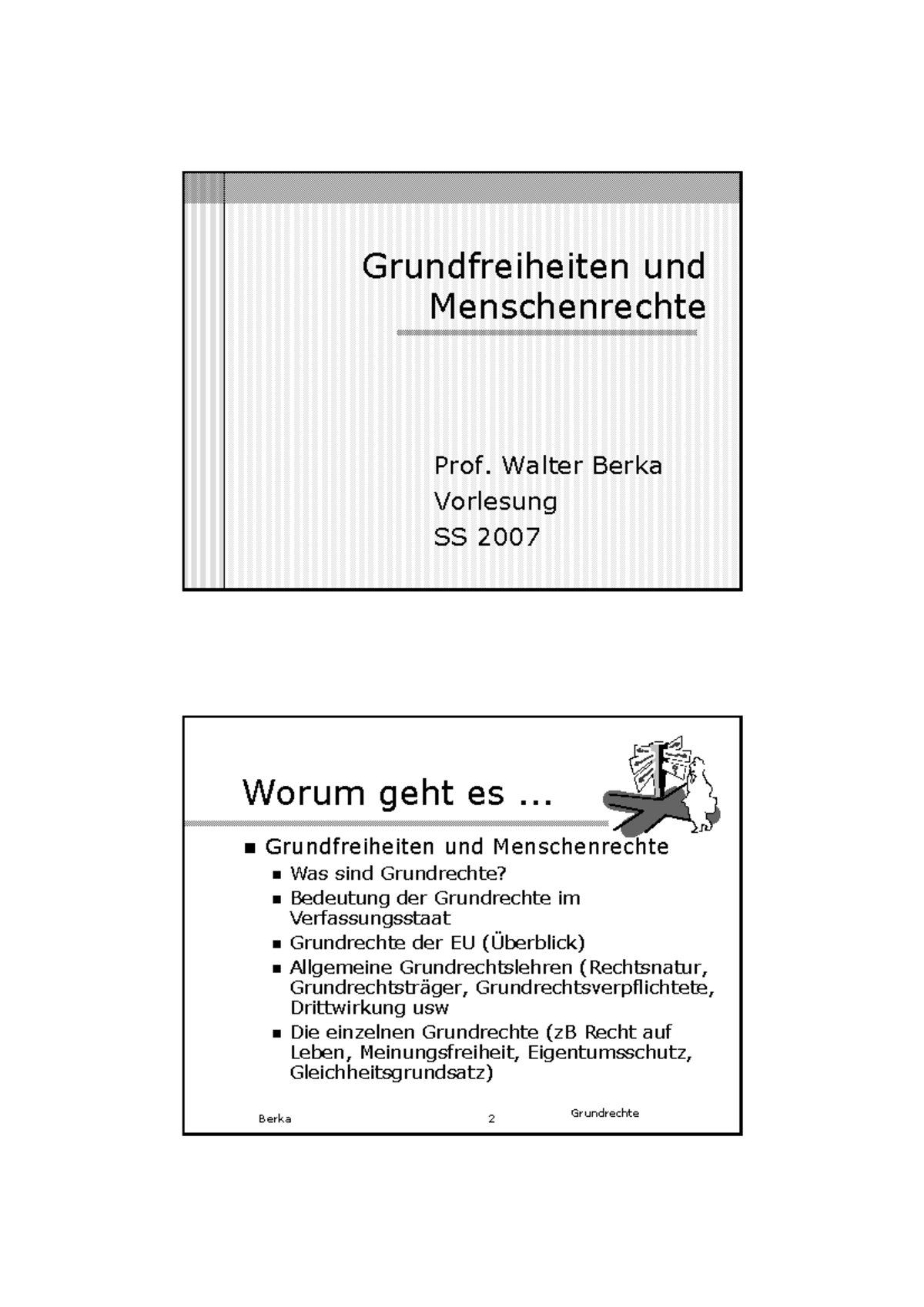 Grundrechte_Folien Zur Übung Der Grundrechte - Grundfreiheiten Und ...