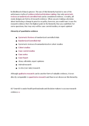 7 steps of evidence informed decision making - (i skipped define, and ...
