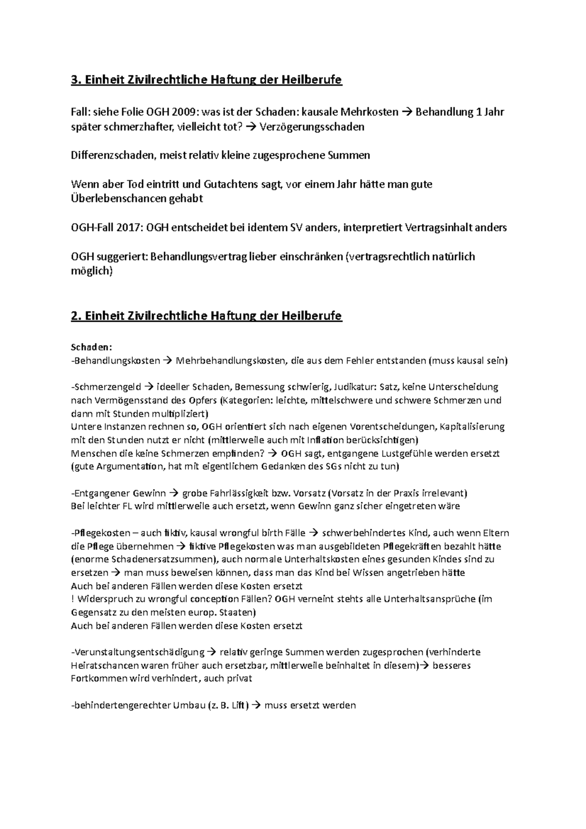 Einheit 2 Und 3 Zrh D Hb - 3. Einheit Zivilrechtliche Haftung Der ...