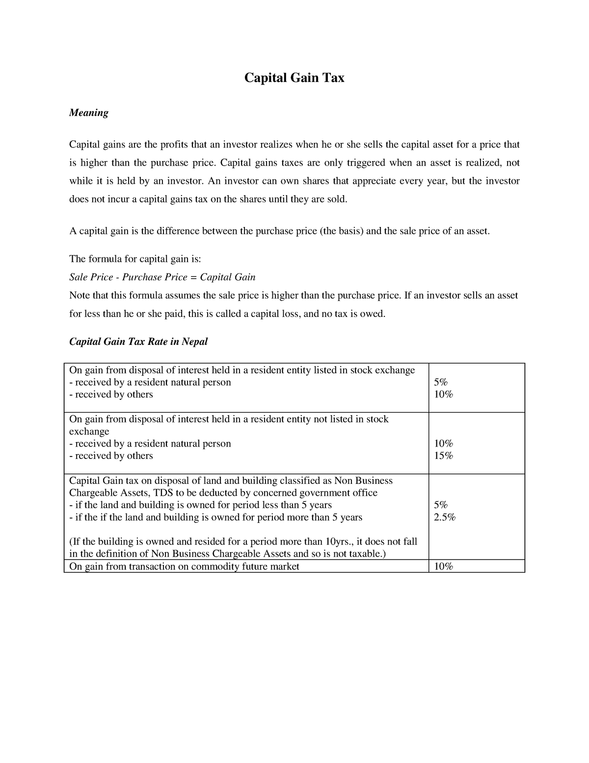 capital-gain-tax-lecture-notes-1-3-5-12-capital-gain-tax-meaning