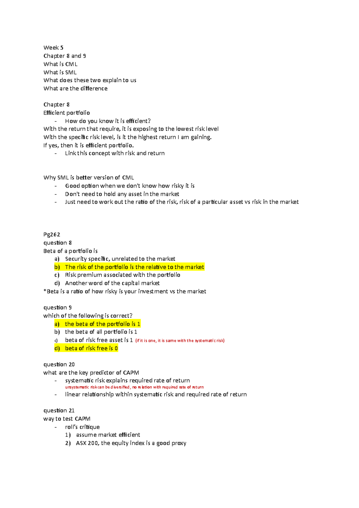 Week 5 tutorial - Week 5 Chapter 8 and 9 What is CML What is SML What ...