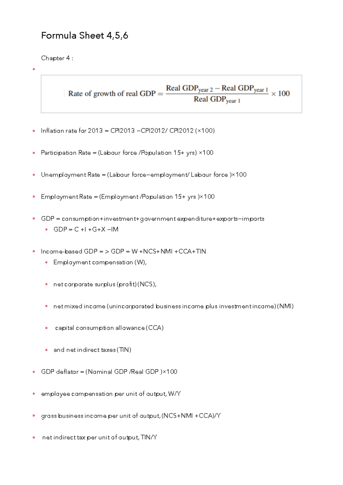 formula-sheet-4-5-6-formula-sheet-4-5-chapter-4-inflation-rate-for