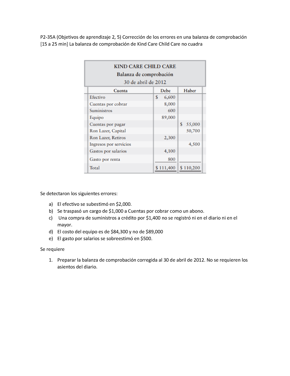 Guia 3 Contabilidad Para Trabajar P2 35a Objetivos De Aprendizaje