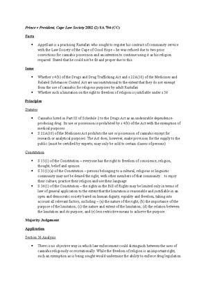 Tutorial for Topic 5-6 2023 - CONSTITUTIONAL LAW: BILL OF RIGHTS 2023 ...