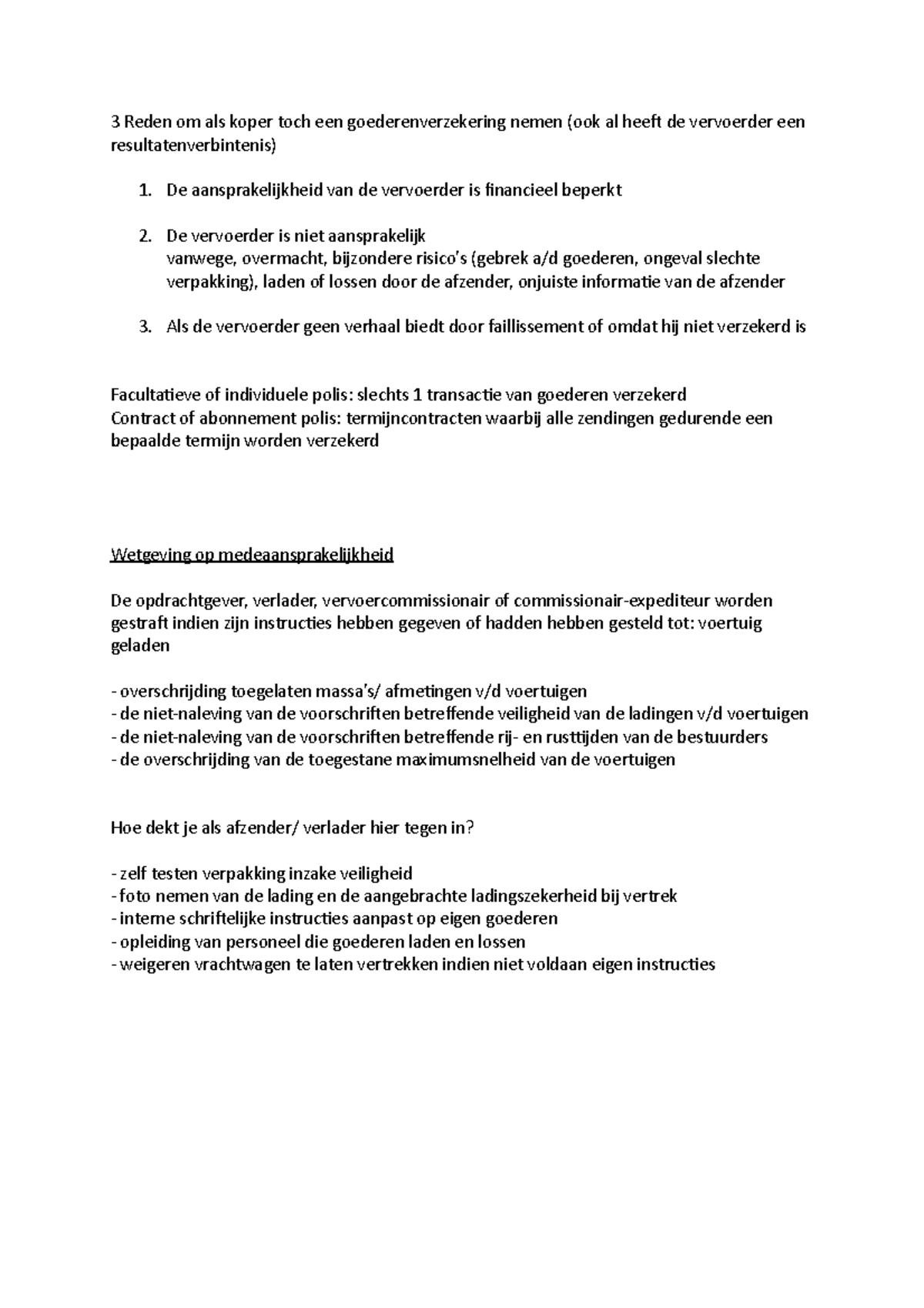 Import: Export HS7 - 3 Reden om als koper toch een goederenverzekering ...