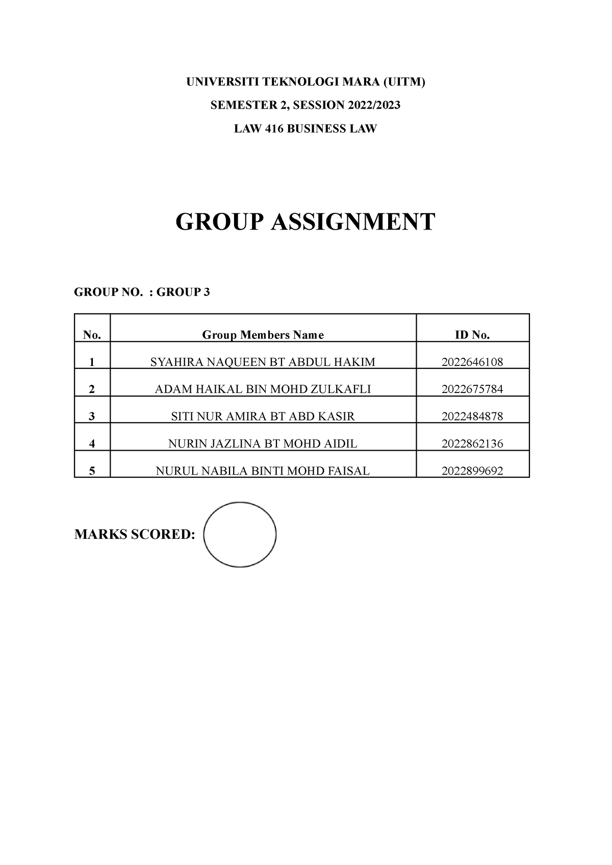 law416 group assignment