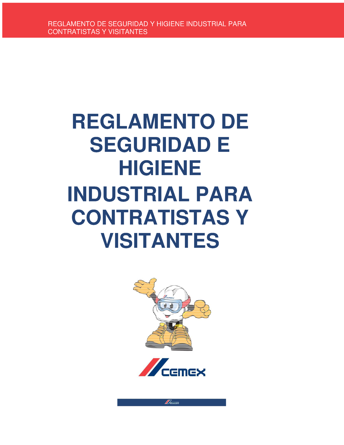 Reglamento Para Contratistas Y Visitantes 2019 Seguridad E Higiene Industrial Contratistas Y 7387