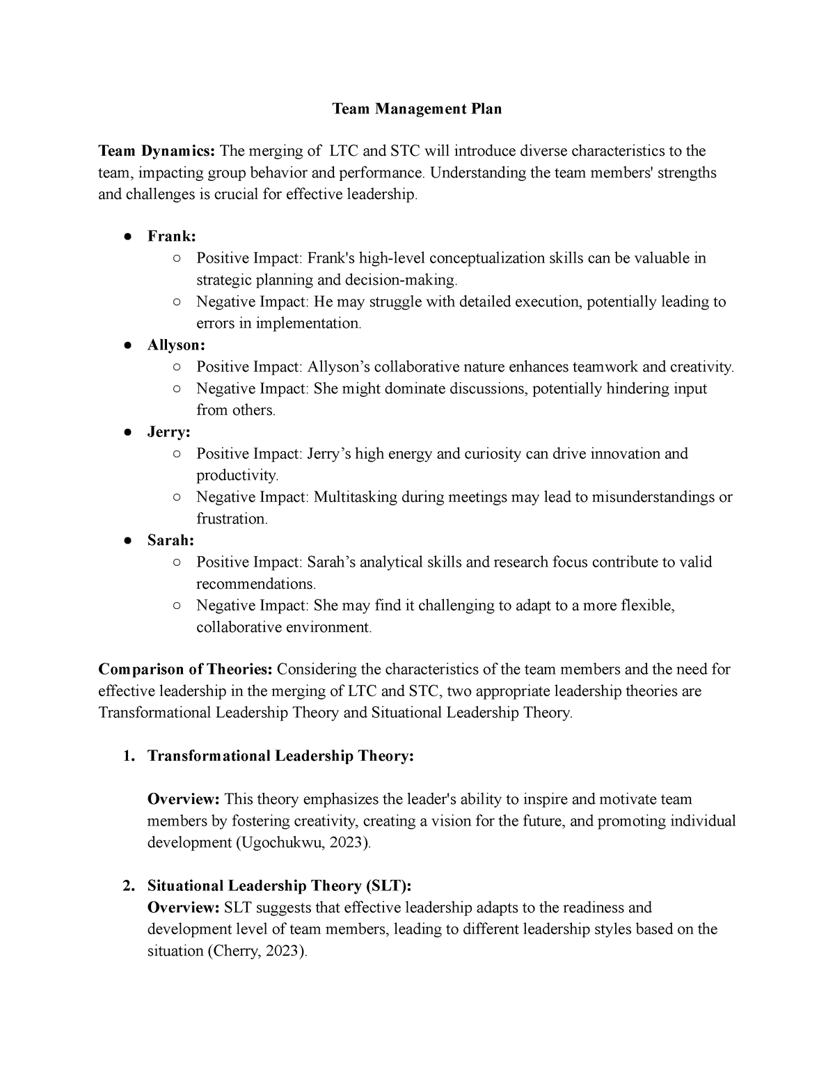 Team Management Plan Team Management Plan Team Dynamics The Merging   Thumb 1200 1553 