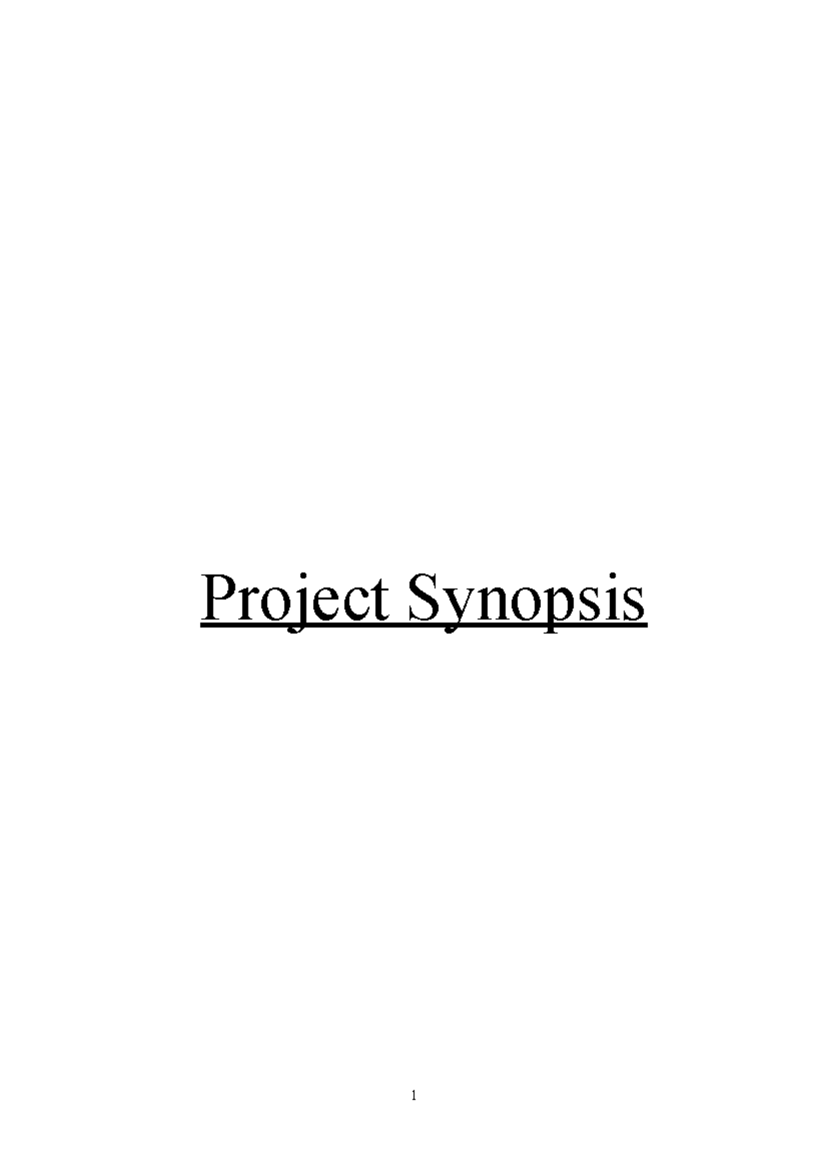 Online Electronic System - Project Synopsis Content ####### . S ...