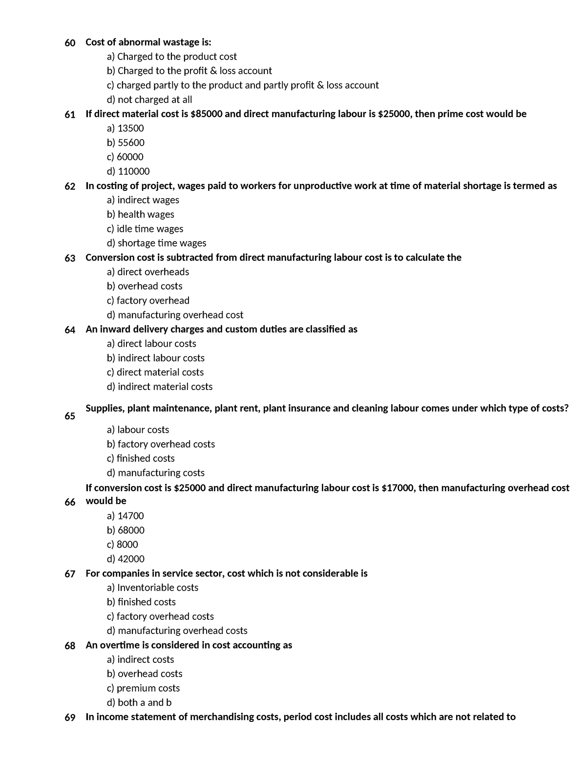 cost-accounting-mcq-for-practice-60-cost-of-abnormal-wastage-is-a