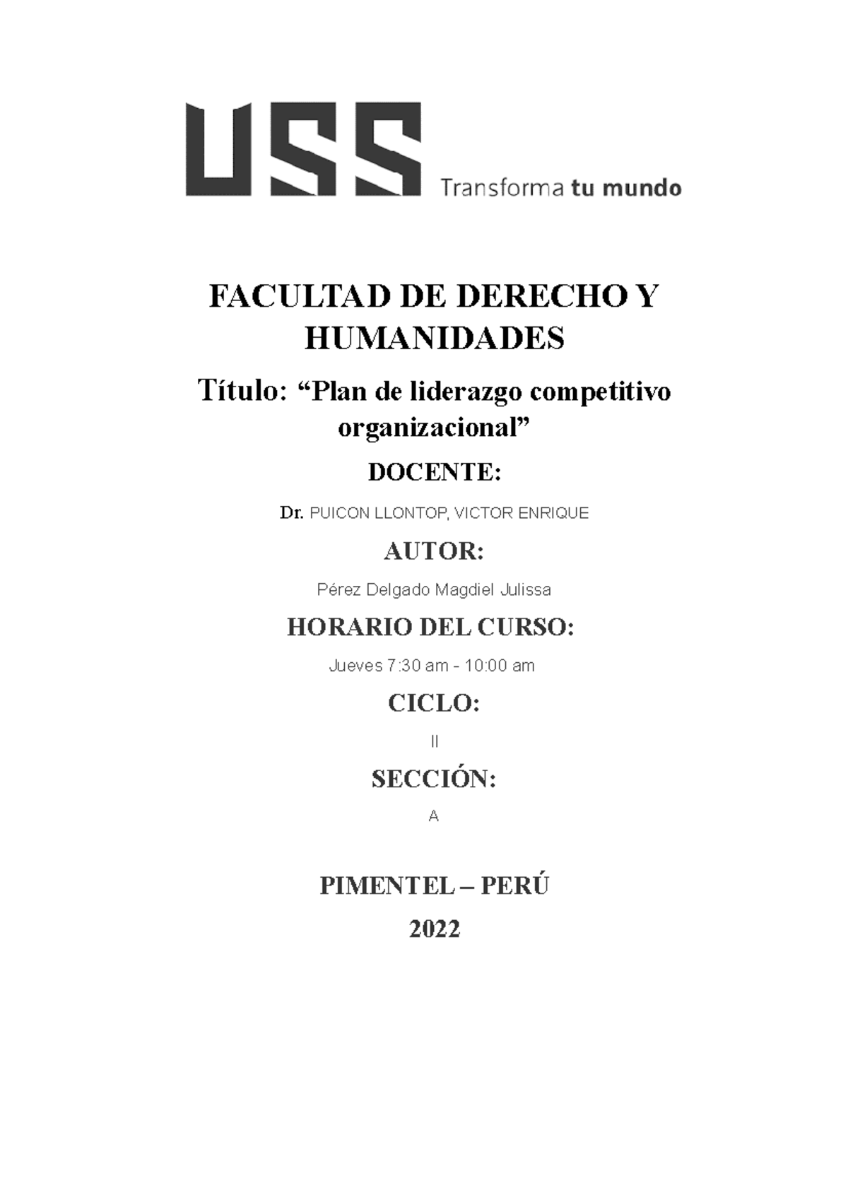 Perez Delgado Paf L Trabajo Final Facultad De Derecho Y Humanidades Título “plan De 9164