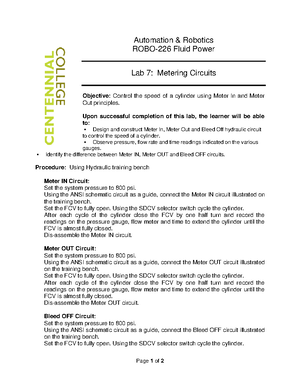 LAB-9 Pneumatic Lab Cell Components Report Objective - OBJECTIVE :-To ...