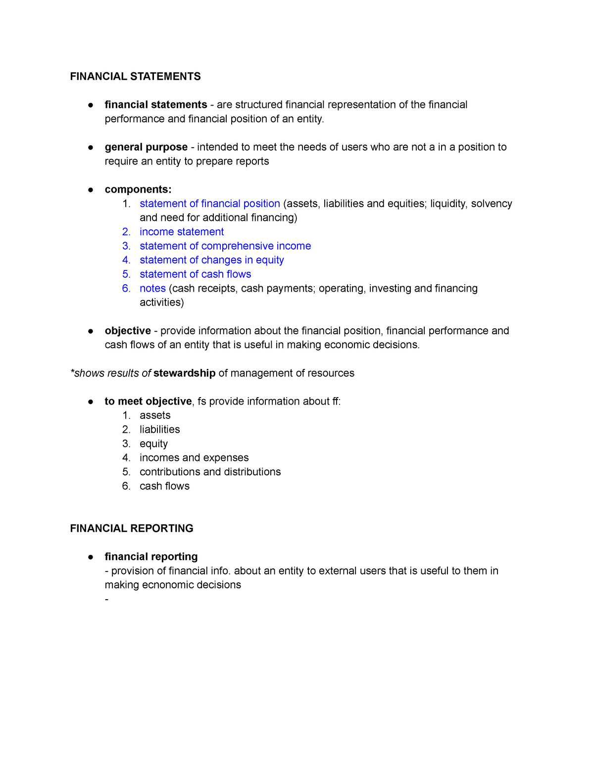 IA3 - Notes On Intermediate Accounting 3 - FINANCIAL STATEMENTS ...