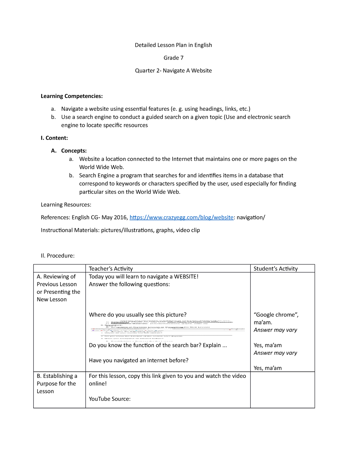 detailed-lesson-plan-in-english-grade-7-navigate-a-website-detailed