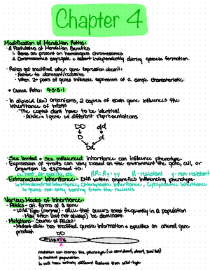 Genetics Week 1 - Lecture Notes - Genetics 1/23/ What Is Genetics ...