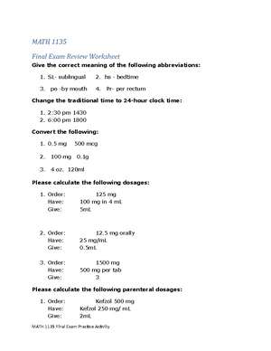 Practice for the Tricky Calculation Question - It is usually quite ...