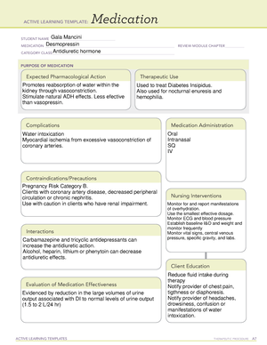 ATI Active Learning Template Ventricular Septal Defect - ACTIVE ...