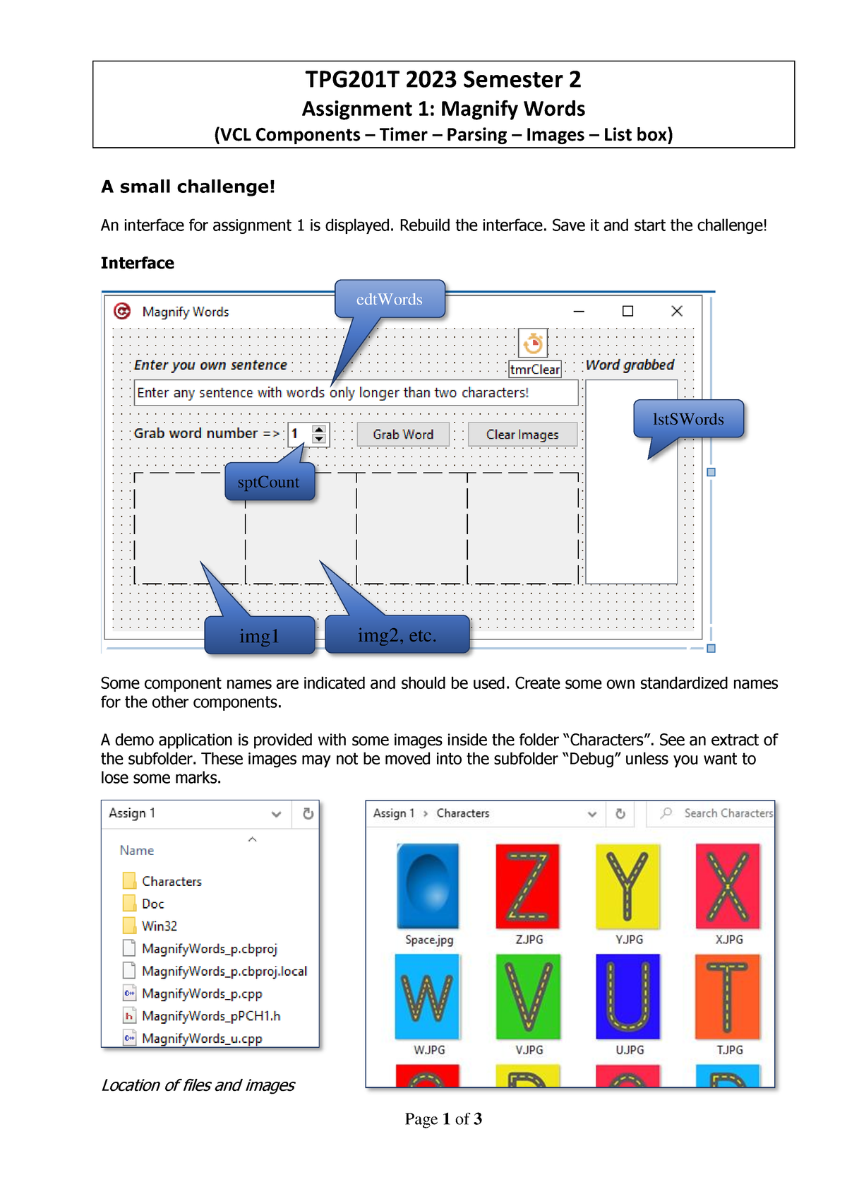 Assign 1 Magnify - PROGRAMMING MODULEIDC - Page 1 Of 3 TPG201T 2023 ...