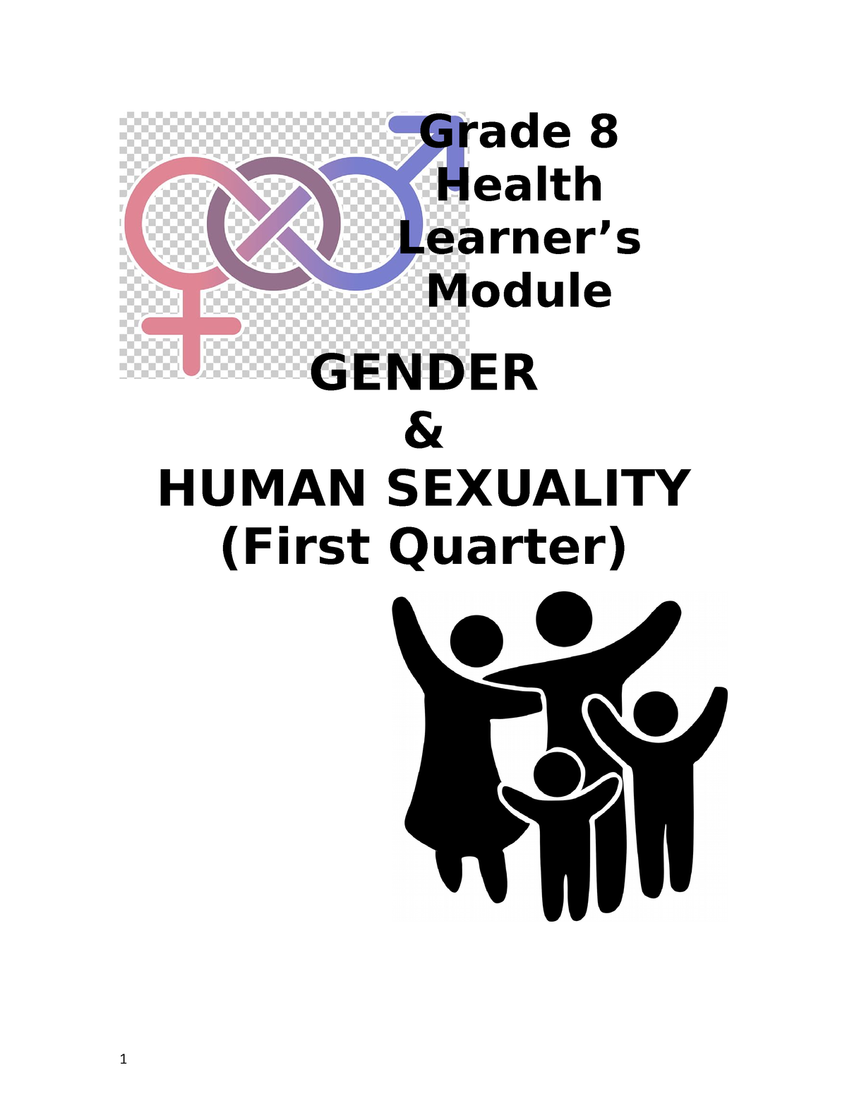H 8 Q1 Mapeh Grade 8 Health Learners Module Gender And Human Sexuality First Quarter Table 7699