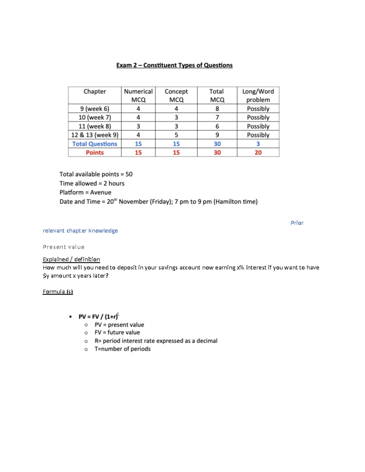 finance-midterm-2-cheat-sheet-prior-relevant-chapter-knowledge