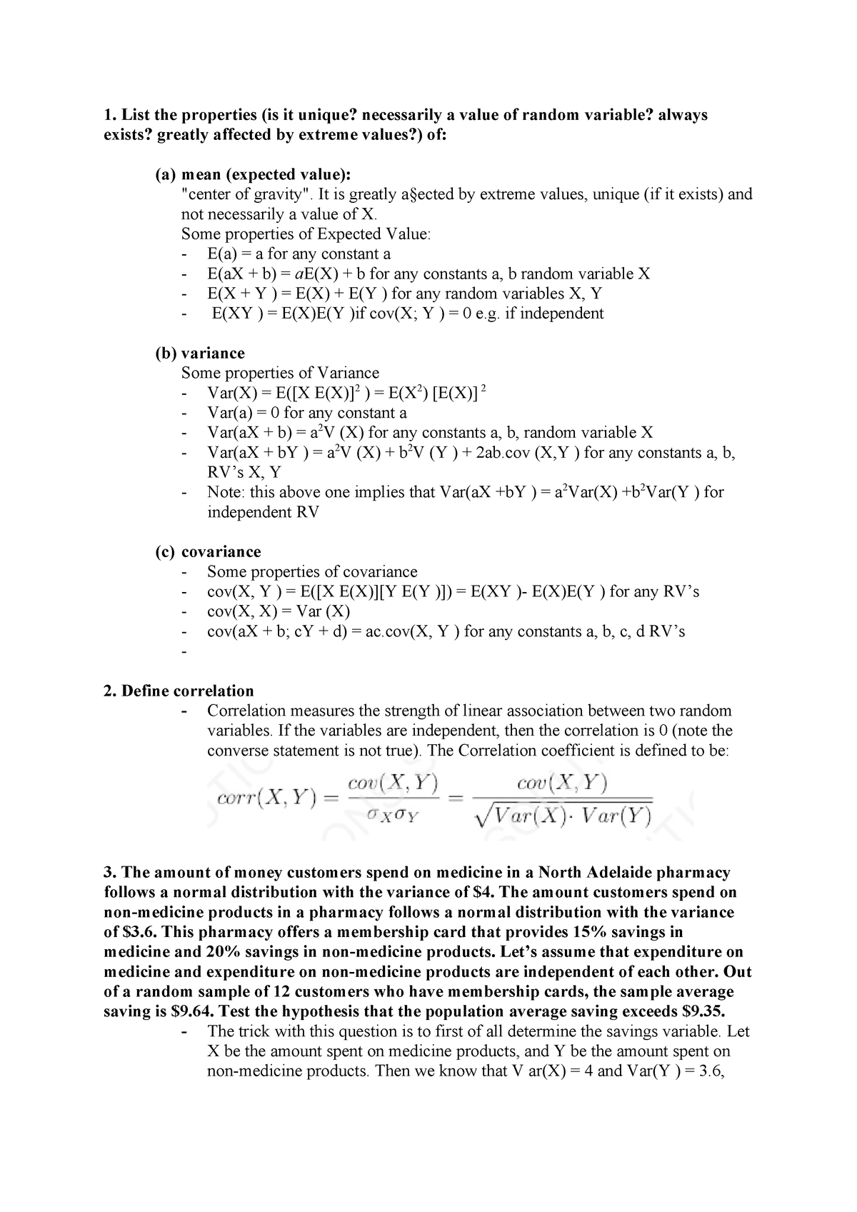 Tutorial Questions And Solutions Studocu