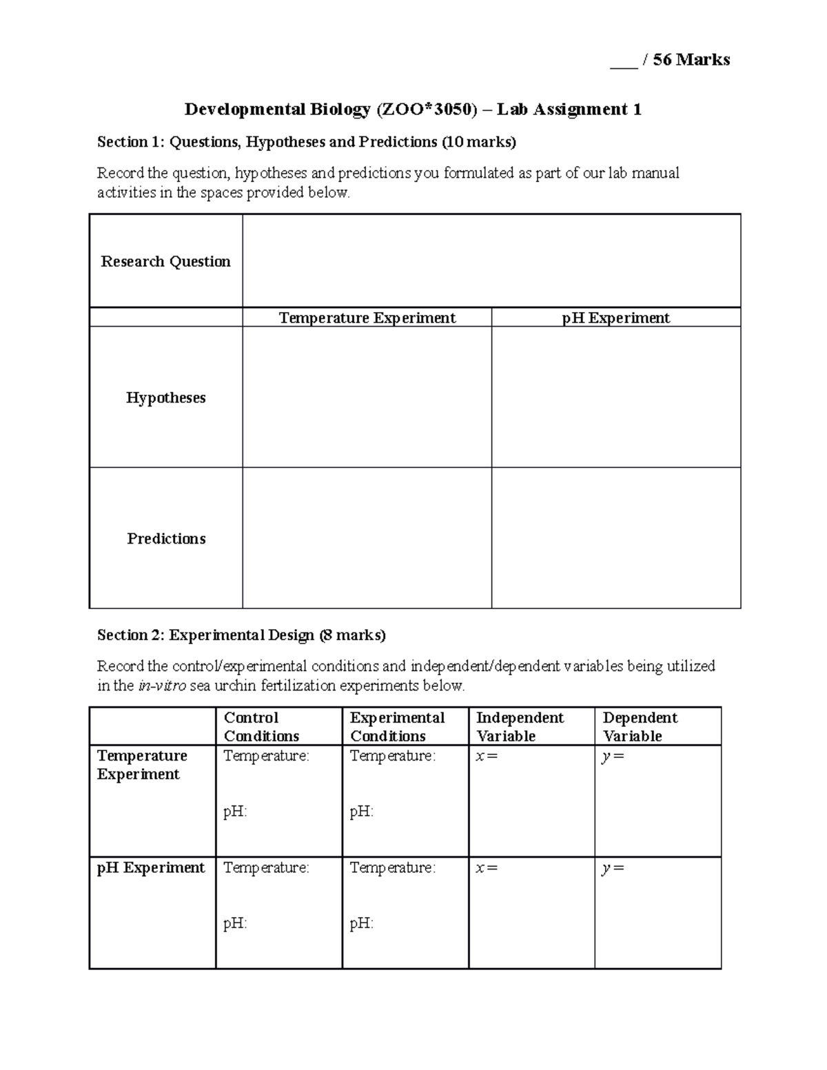 W23 ZOO3050 Lab Assignment 1 Template Developmental Biology (ZOO