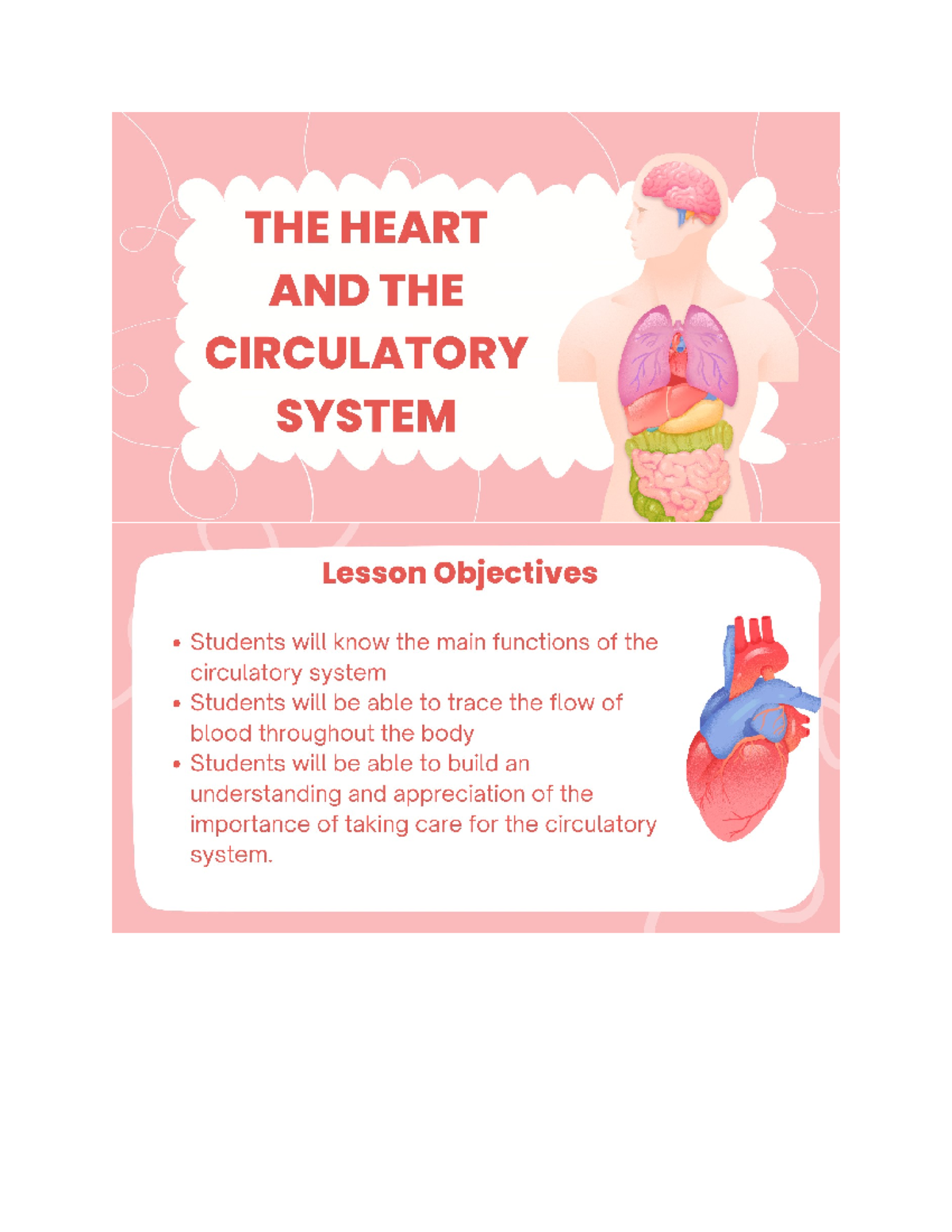 The circulatory system - M Pulse Rate Measurement Activity Measuring ...