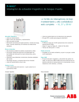 C r mag - Subestaciones eléctricas - R-MAG ® Interruptor de actuador ...