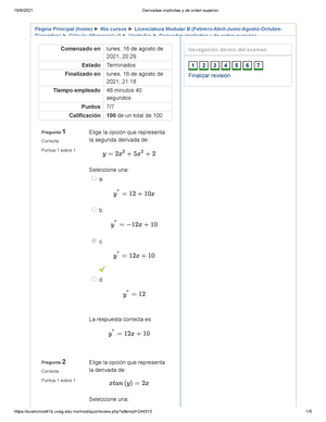 R3 U2 Calculo DIFERENCIAL - Derivadas Cálculo Reto 3 Análisis Y ...