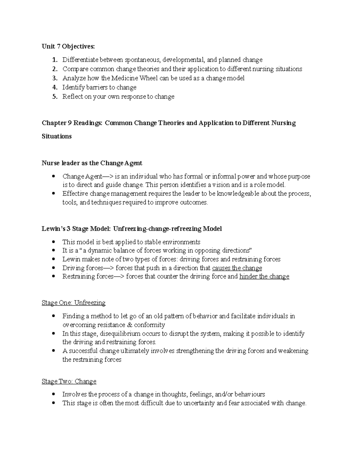 Unit-7-Notes - Lecture notes 7 - Unit 7 Objectives: Differentiate ...