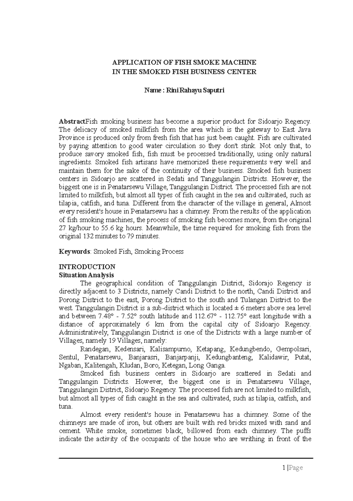 Application OF FISH Smoke Machinein THE Smoked FISH Business Center 1