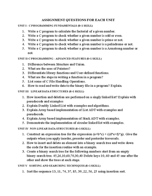 Programming assignment - Programming Assignments A number is called an ...