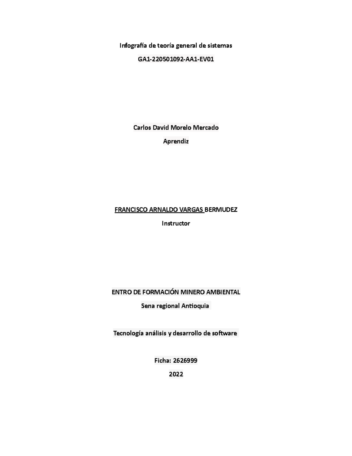Infografía de teoría general de sistemas Infografía de teoría general