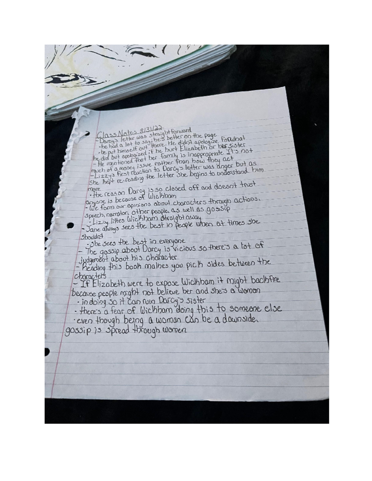 Jane Austen Class Notes - 202320 - Studocu