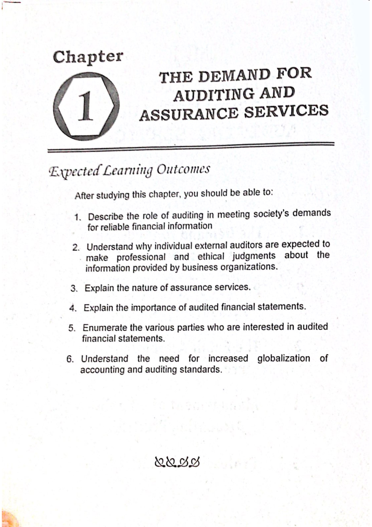 Chapter 1 Assurance And Auditing Services - Accountancy - Studocu