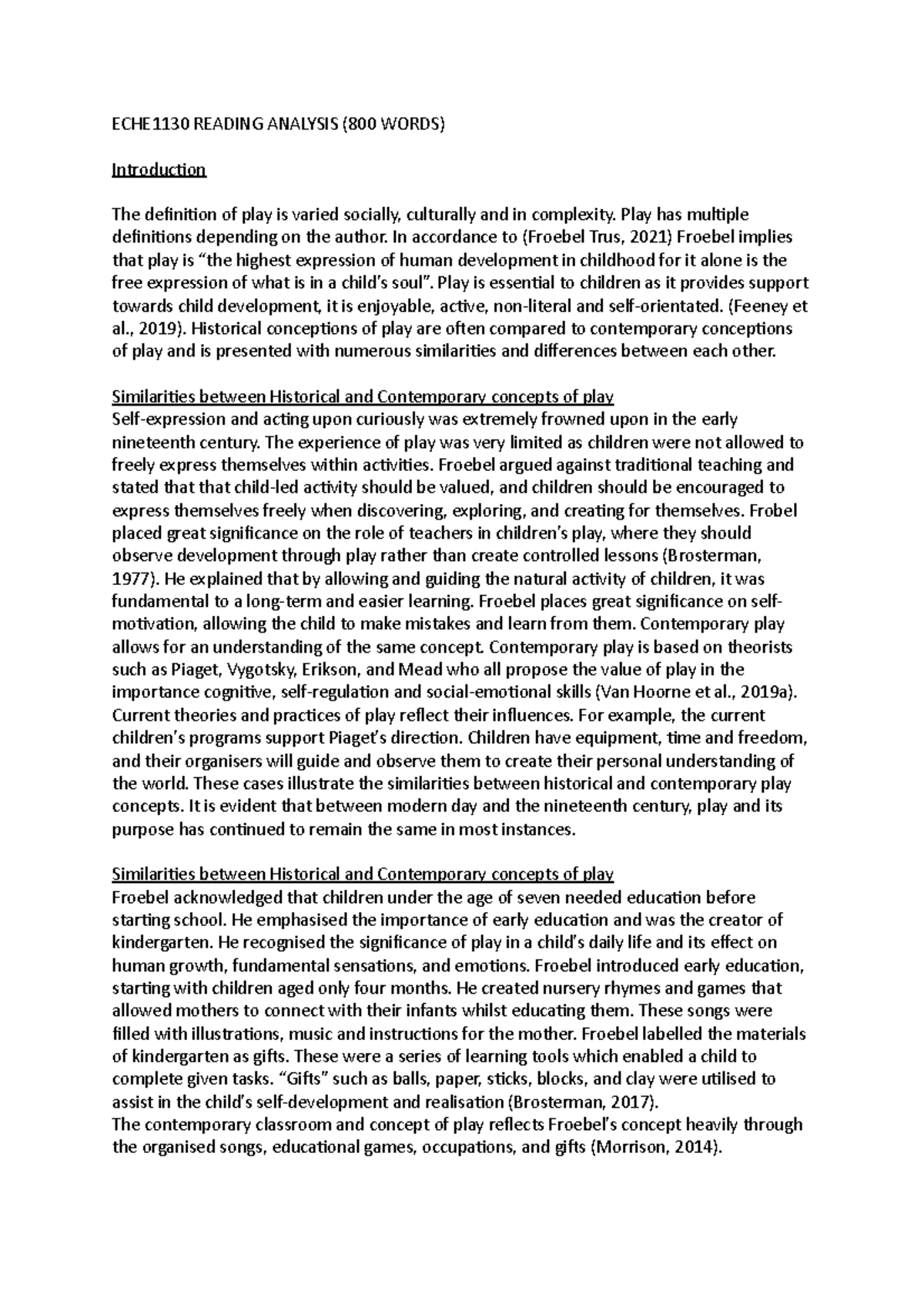 ECHE1130 Reading Analysis Assignment task - ECHE1130 - Studocu