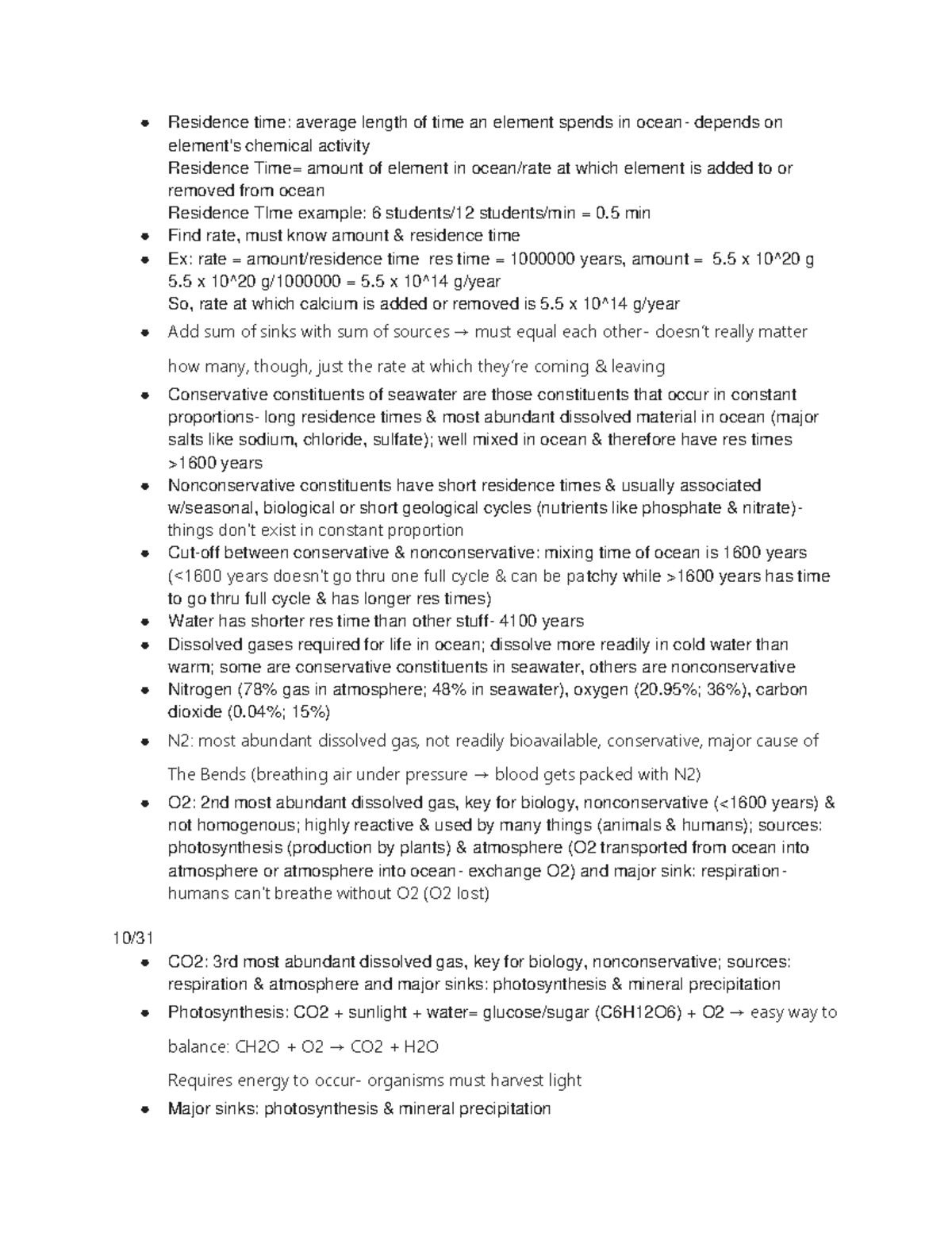 intro-to-oceanography-12-residence-time-average-length-of-time-an