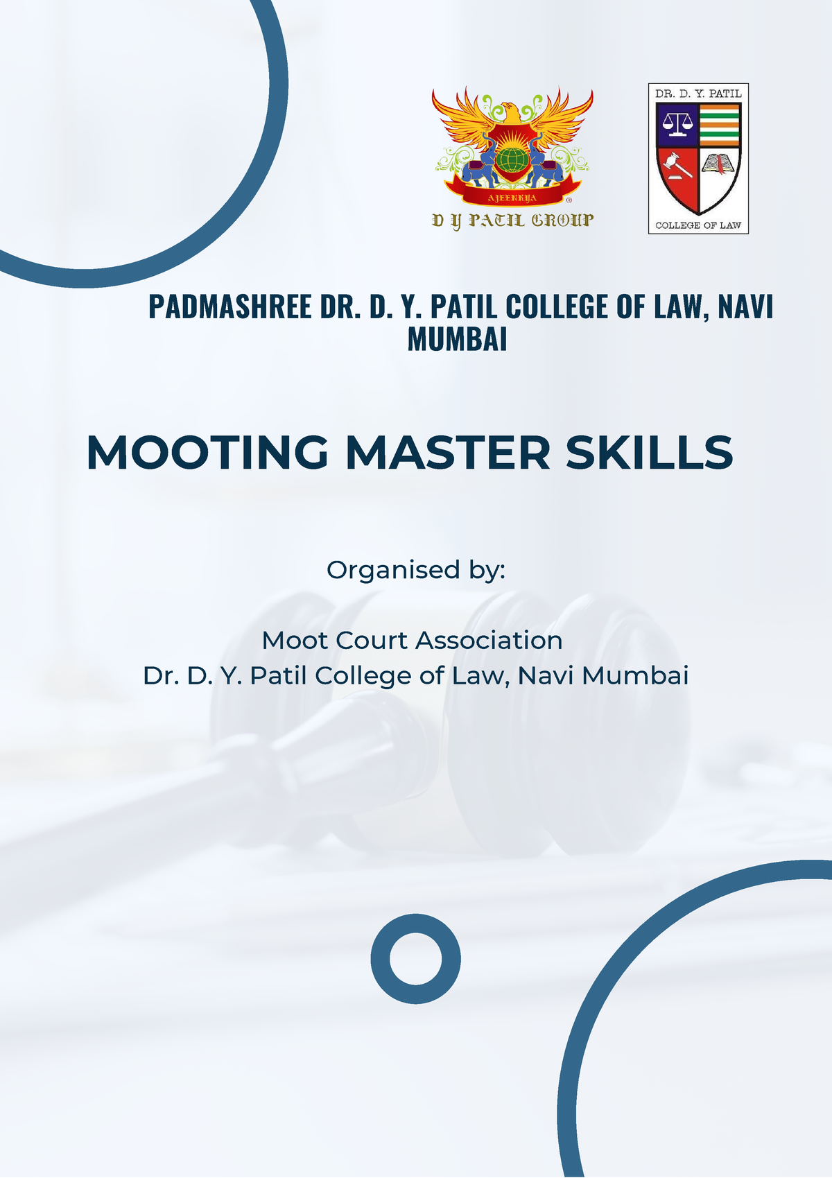 Mooting Master Skills Brochure - MOOTING MASTER SKILLS Organised By ...