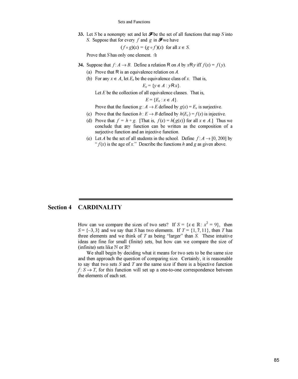 Hoofdstuk 2.4 En 3.1 van het Boek | Wiskundige Structuren - Let S be a ...